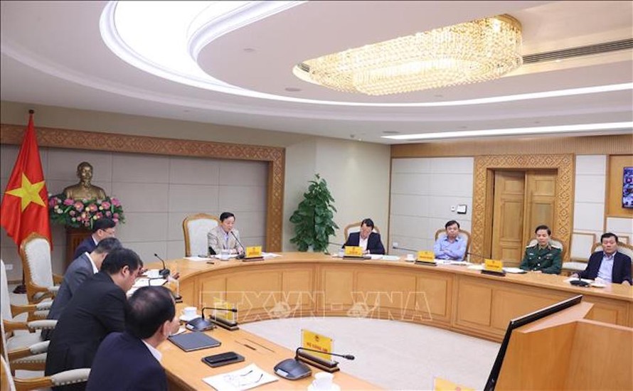 Phó Thủ tướng Trần Hồng Hà chủ trì cuộc họp. 