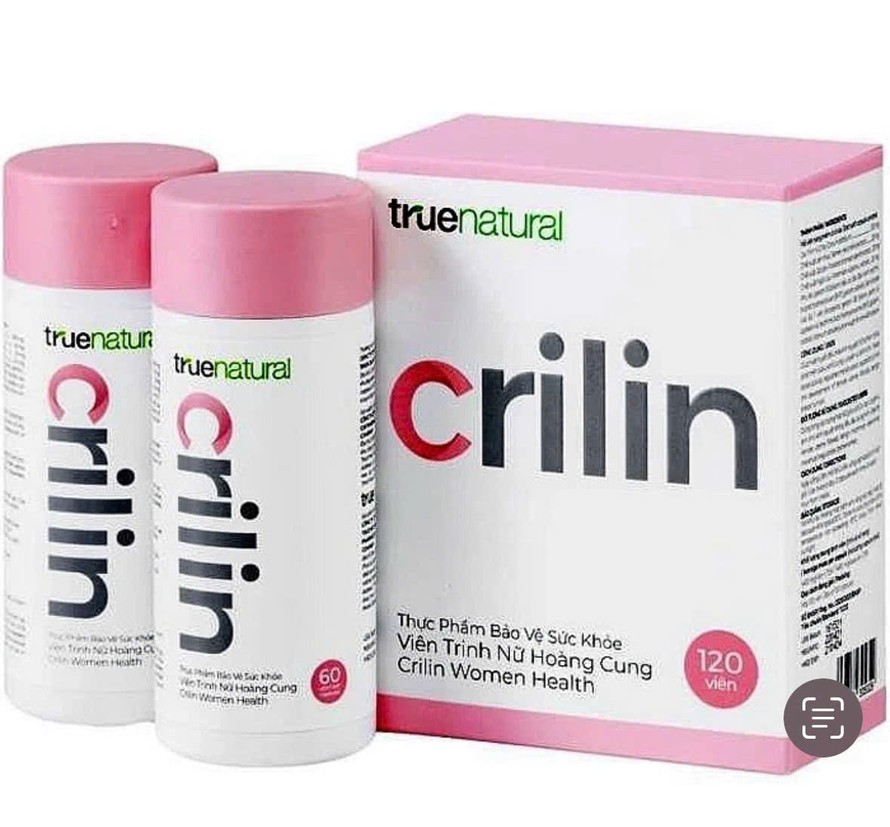 Thực phẩm bảo vệ sức khỏe Viên trinh nữ hoàng cung Crilin women Health. 