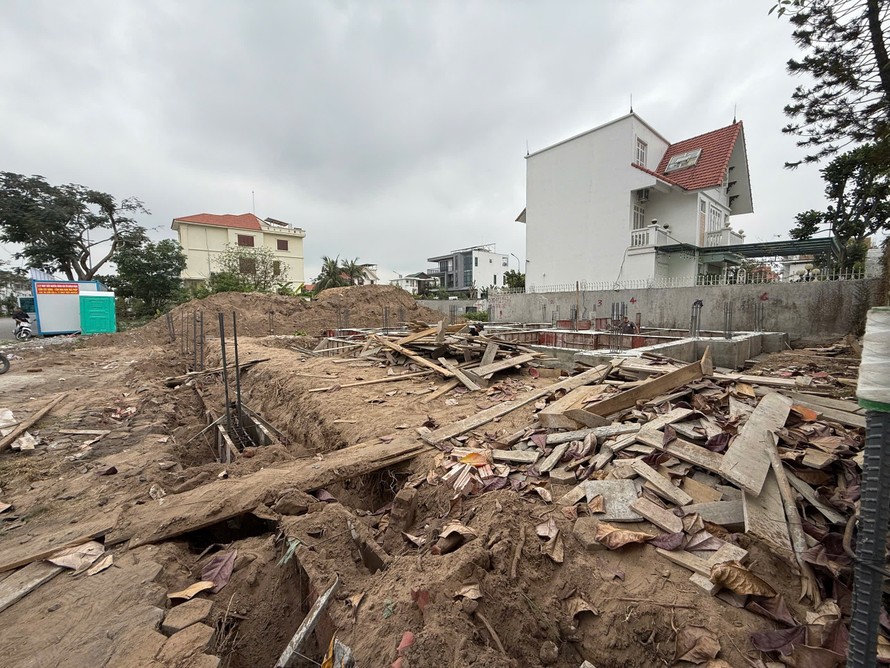 Khu đất của gia đình bà Tiêu Thị Lượng.