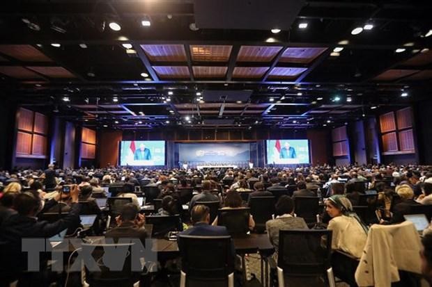 Quang cảnh hội nghị COP27 ở Sharm El-Sheikh, Ai Cập. (Ảnh: THX/TTXVN)