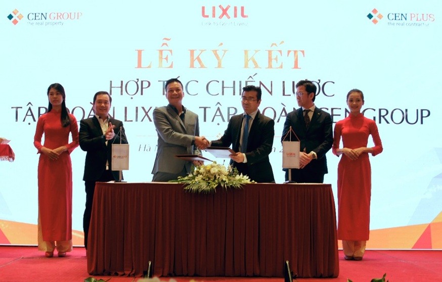 Lễ kí kết hợp tác chiến lược giữa Lixil và Cengroup ngày 2/12