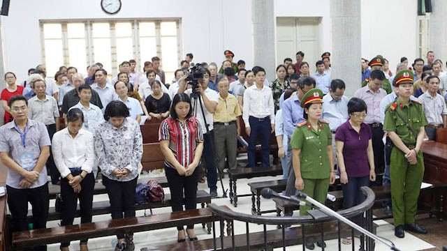 Phiên tòa xét xử Châu Thị Thu Nga và đồng phạm