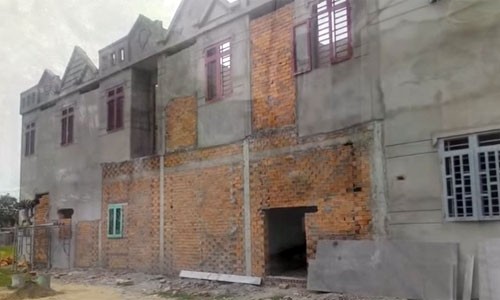 Ảnh chụp màn hình nhà 3 chung tại Hóc Môn được một đơn vị chào bán qua một video đăng trên youtube