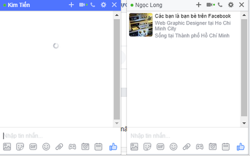Không thể gửi được tin nhắn trên Messenger nền web.