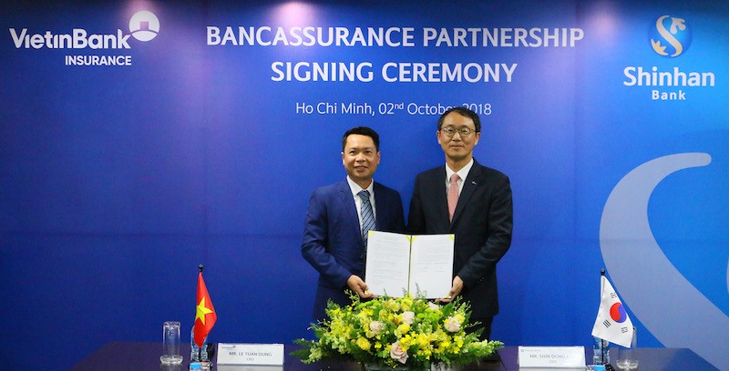 Các sản phẩm bảo hiểm của Bảo hiểm VietinBank VBI được triển khai thông qua hệ thống mạng lưới của Ngân hàng Shinhan.