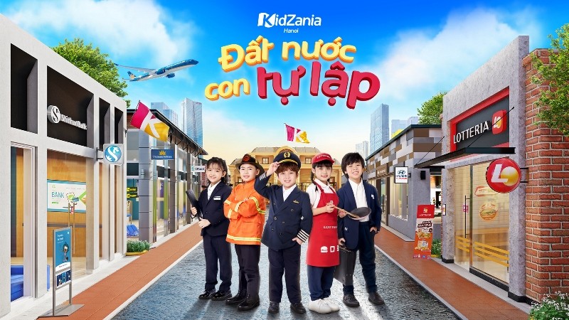 Phát triển kiến thức tài chính cùng ngân hàng Shinhan Việt Nam tại mô hình Kidzania