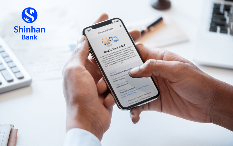 Ngân hàng Shinhan Việt Nam ra mắt công cụ bảo mật mới Online A-OTP