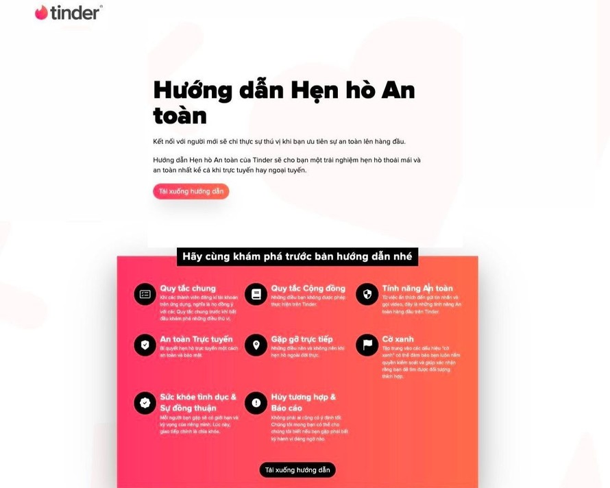 Tinder hướng dẫn giới trẻ Đông Nam Á “Hẹn hò An toàn” 