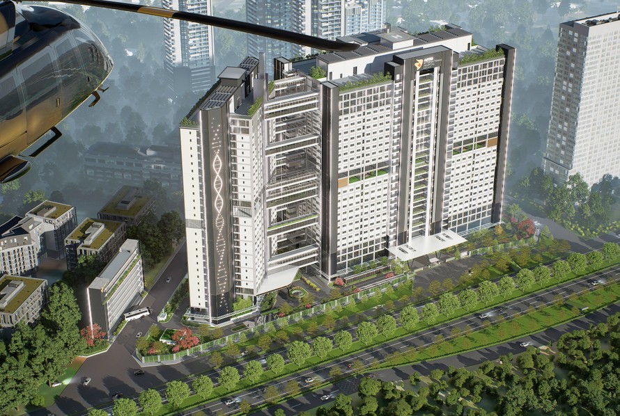 Bệnh viện Quốc tế AEGIS được xây dựng hiện đại, quy mô lớn nhất Việt Nam.