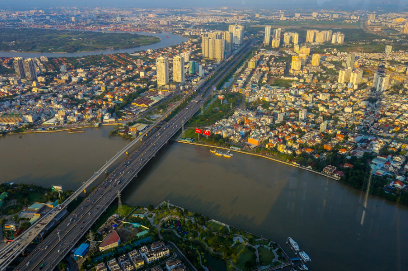 Dòng vốn đầu tư căn hộ dịch chuyển ra vùng giáp ranh Đông Sài Gòn. Ảnh: Quỳnh Trần