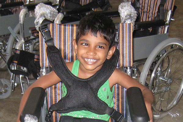 Dự án 1000 xe lăn ở Sri Lanka (Nguồn: WCPD)