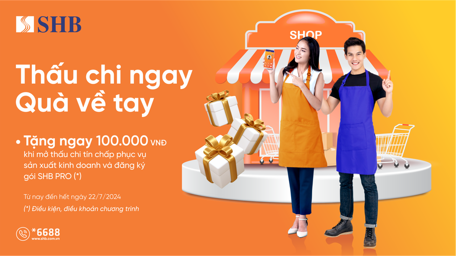 SHB cấp hạn mức thấu chi lên tới 300 triệu đồng hỗ trợ khách hàng mở rộng kinh doanh (Ảnh minh họa)