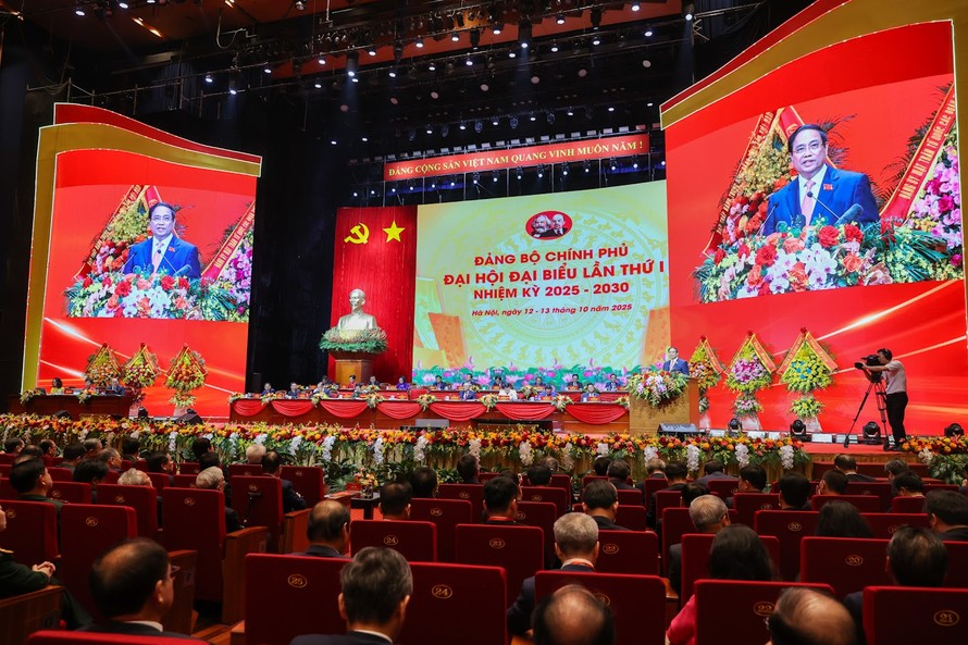 Khai mạc Đại hội đại biểu Đảng bộ Chính phủ lần thứ I nhiệm kỳ 2025-2030