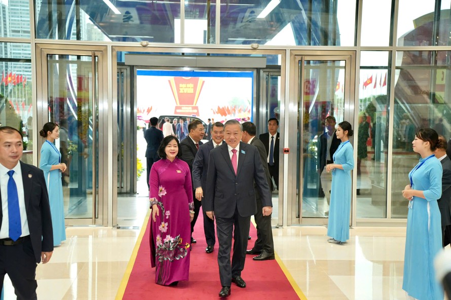 Tổng Bí thư Tô Lâm đến dự và chỉ đạo phiên khai mạc Đại hội