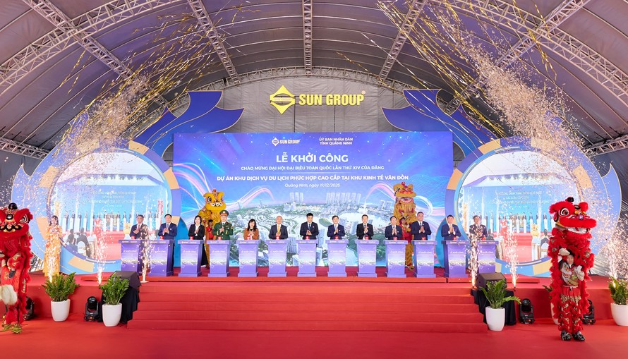 Lễ khởi công dự án Khu dịch vụ du lịch phức hợp cao cấp casino tại Khu kinh tế Vân Đồn