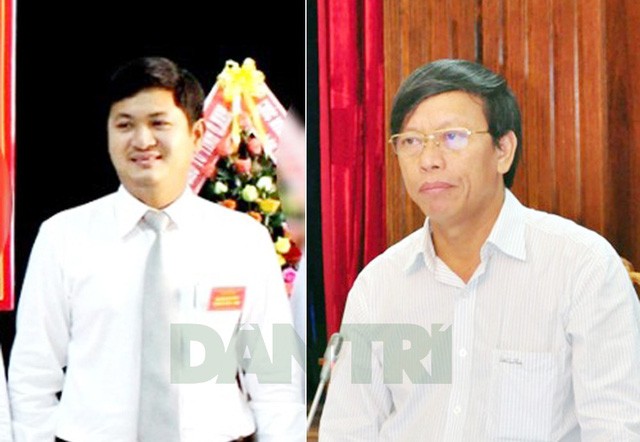 Ông Lê Phước Hoài Bảo (trái) và ông Lê Phước Thanh.