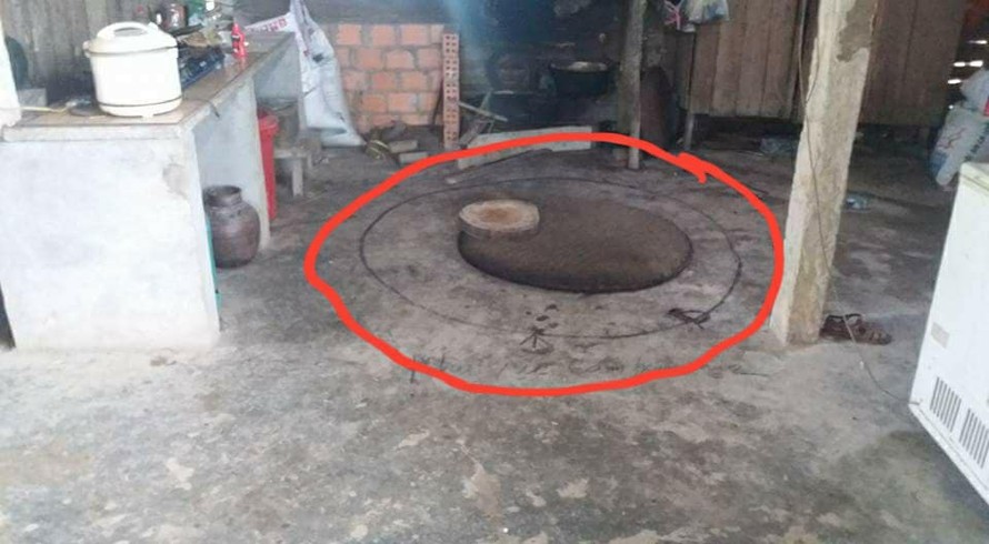 Hiện trường nơi anh C. gục xuống