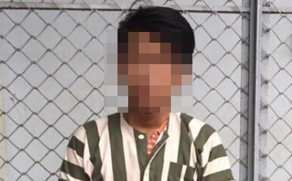 Nghi can giết bạn giấu xác tại cơ quan điều tra. Ảnh: T.L.