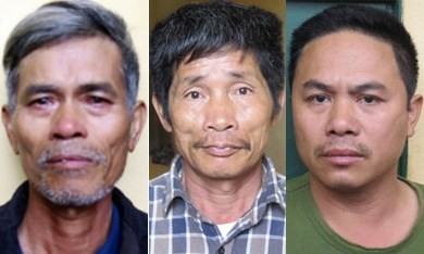 Các đối tượng bị bắt giữ