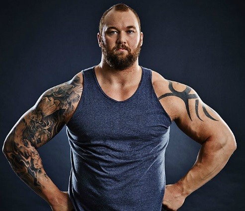 Björnsson cao 2,06 m và nặng 110 kg. Ảnh: Wikipedia.
