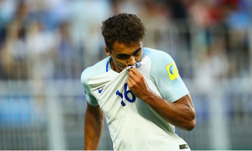 iền đạo Calvert-Lewin ghi bàn thắng duy nhất trận chung kết. Ảnh: FIFA.