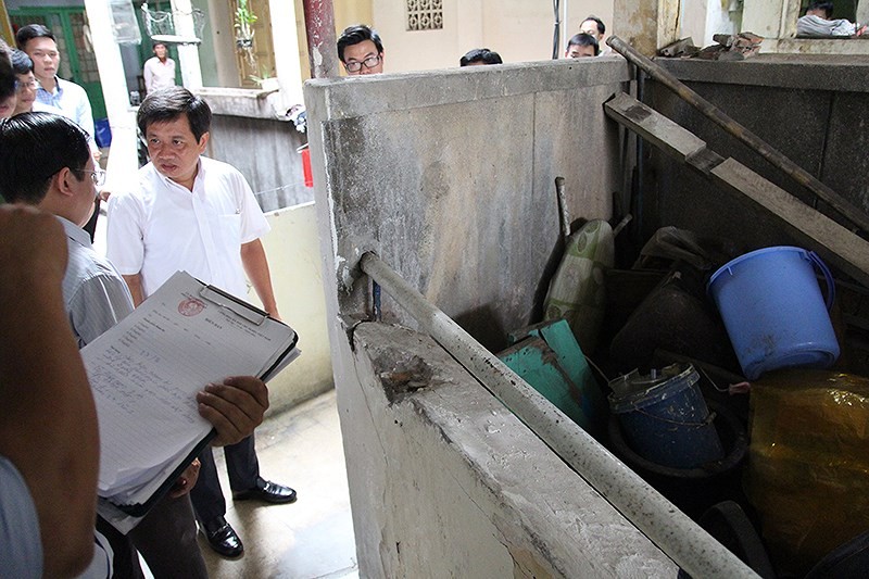 Ông Đoàn Ngọc Hải và đoàn công tác. Ảnh: Zing