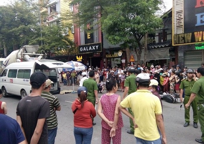 Hiện trường vụ tai nạn. Ảnh: VietNamNet