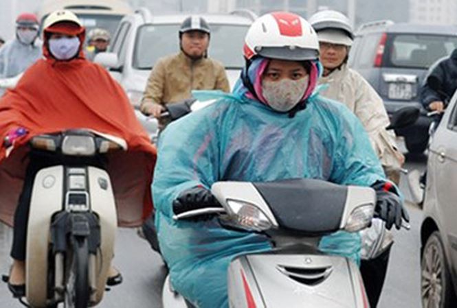 Không khí lạnh gây mưa dông cho miền Bắc trong 2 ngày tới