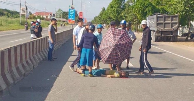 Hiện trường vụ tai nạn. Ảnh: VTC News