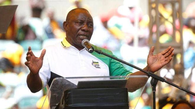Tổng thống Nam Phi Cyril Ramaphosa. Ảnh: BBC