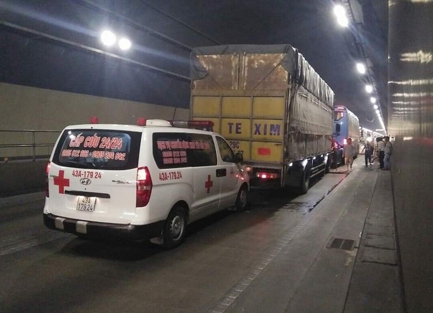 Hiện trường vụ tai nạn. Ảnh: VietNamNet