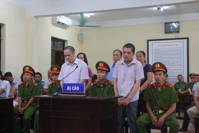 Hình ảnh phiên xét xử vào chiều ngày 14/10. Ảnh: Dân trí