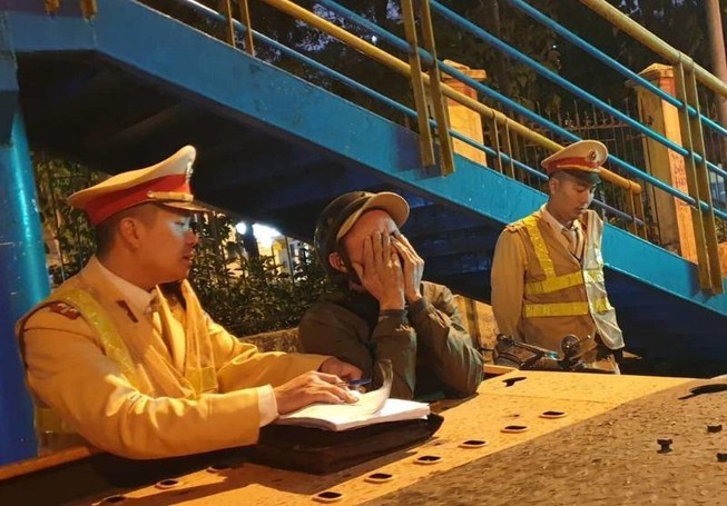 Ông Đỗ Văn Sáng bị xử phạt 7 triệu đồng do lái xe sau khi uống rượu. Ảnh: Soha