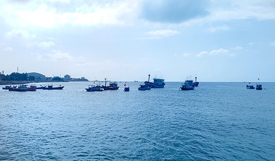 Một góc biển Lý Sơn. Ảnh: Xuân Thọ