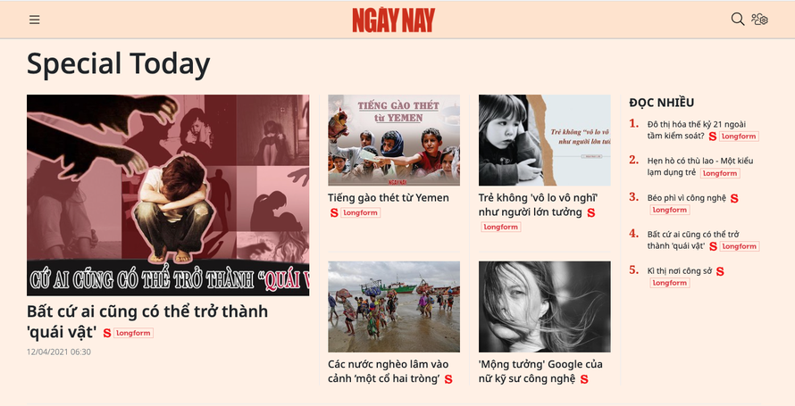 Cách đăng nhập và đọc bài thu phí trên Tạp chí điện tử Ngày Nay 