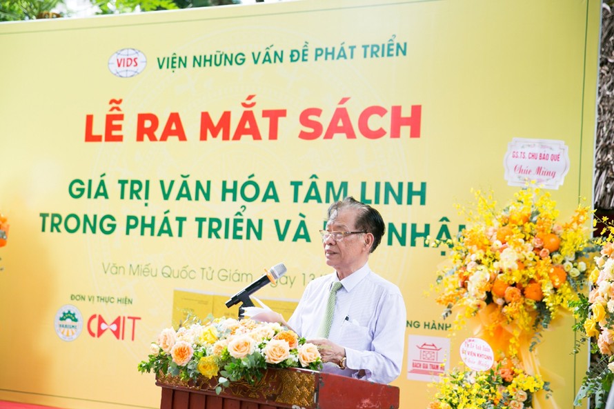 Viện VIDS ra mắt cuốn sách “Giá trị văn hóa tâm linh trong phát triển và hội nhập”