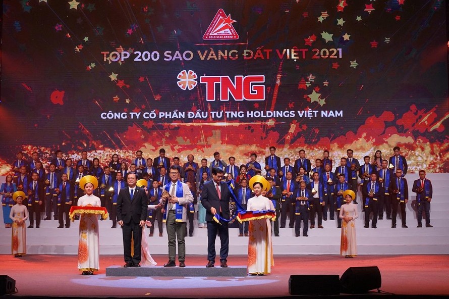 TNG Holdings Vietnam bội thu giải thưởng tại Sao Vàng Đất Việt 2021
