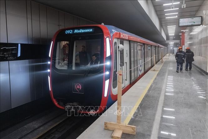 Nga: Diễu hành tàu kỷ niệm 89 năm vận hành hệ thống metro tại Moskva