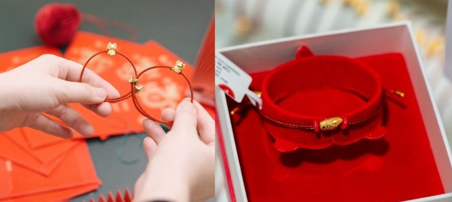 Charm vàng 24K được thiết kế với nhiều ý nghĩa được các bạn trẻ ưa chuộng.