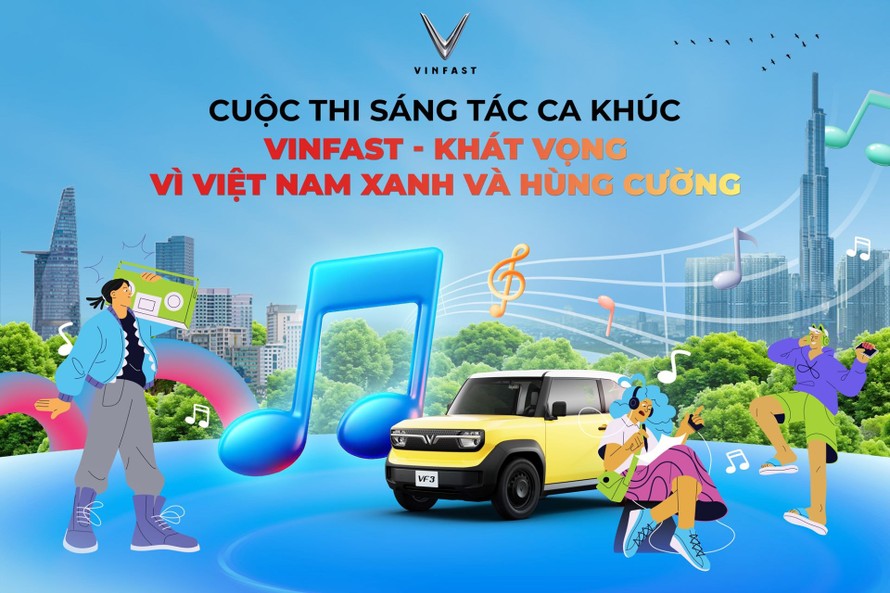 Hàng trăm nhạc sĩ kể chuyện Việt Nam xanh và hùng cường bằng âm nhạc