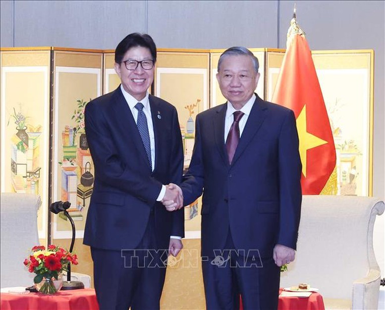 Tổng Bí thư Tô Lâm tiếp Thị trưởng thành phố Busan