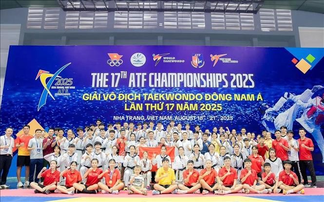 Việt Nam nhất toàn đoàn tại Giải vô địch Taekwondo Đông Nam Á 2025