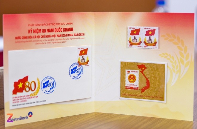 Phát hành bộ tem đặc biệt kỷ niệm 80 năm Quốc khánh