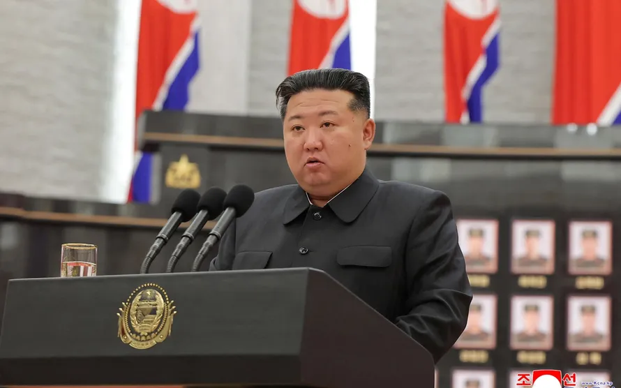 Nhà lãnh đạo Triều Tiên Kim Jong Un.