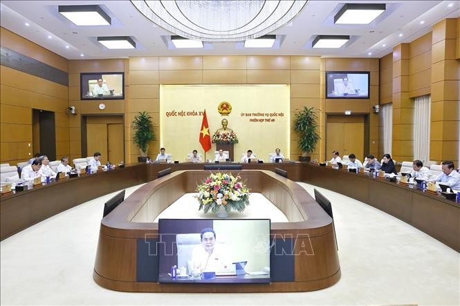 Chủ tịch Quốc hội Trần Thanh Mẫn phát biểu. Ảnh: Doãn Tấn/TTXVN.