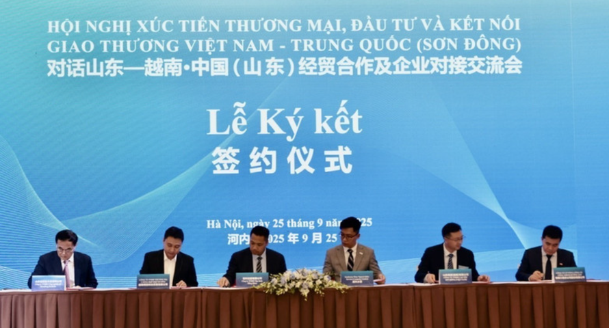 Các doanh nghiệp hai nước ký kết văn bản hợp tác