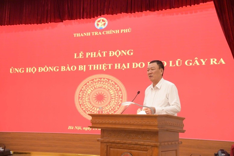 Thanh tra Chính phủ phát động ủng hộ đồng bào bị thiệt hại do bão lũ