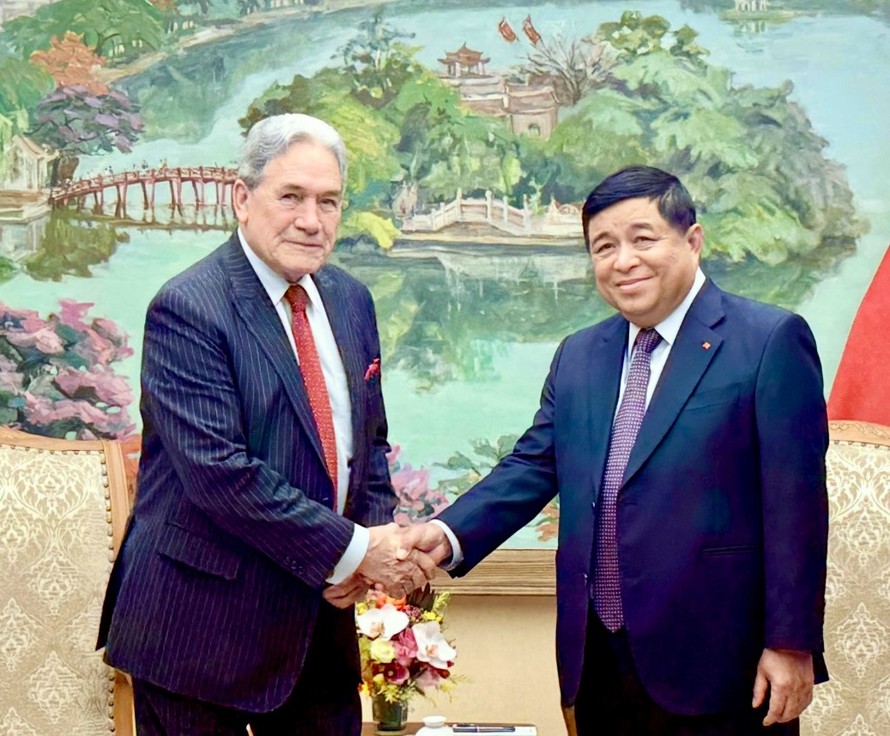 Phó Thủ tướng Chính phủ Nguyễn Chí Dũng tiếp Bộ trưởng Ngoại giao New Zealand Winston Peters