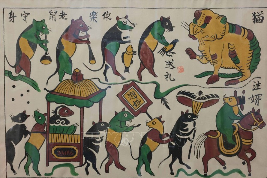 Tranh dó – sức sống mới từ chất liệu truyền thống