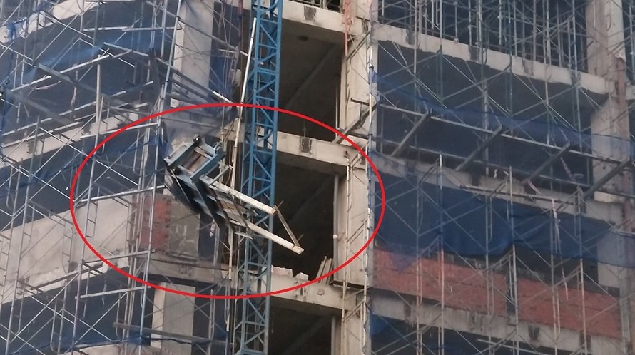 Hiện trường vụ việc.